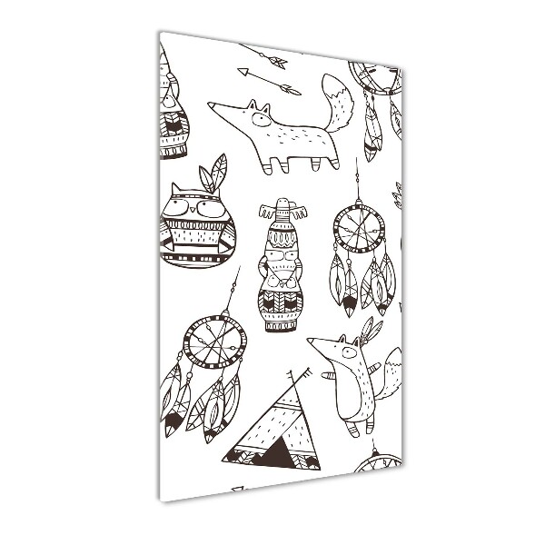 Plexiglasbilder vertikal Indischer Hintergrund