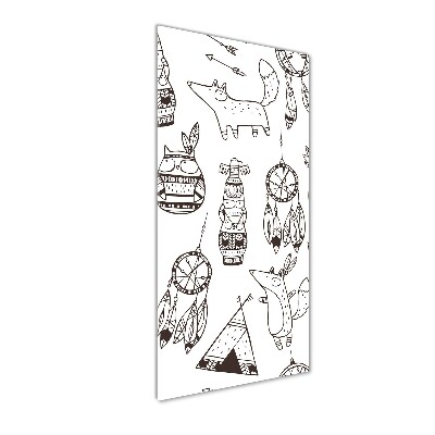 Plexiglasbilder vertikal Indischer Hintergrund