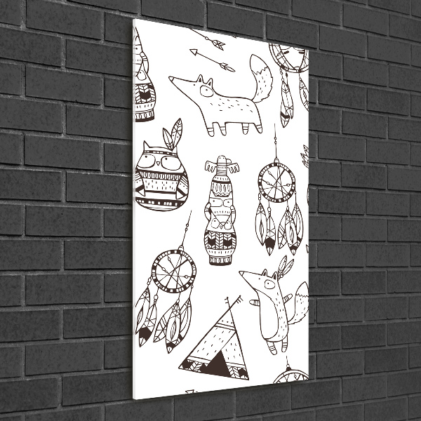 Plexiglasbilder vertikal Indischer Hintergrund