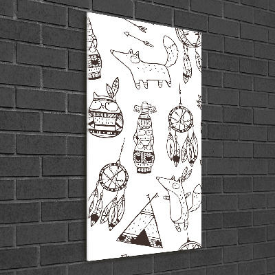 Plexiglasbilder vertikal Indischer Hintergrund