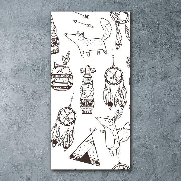 Plexiglasbilder vertikal Indischer Hintergrund