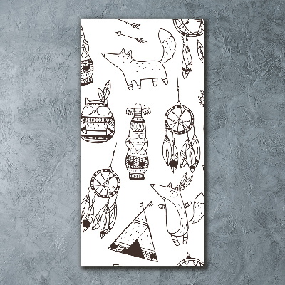 Plexiglasbilder vertikal Indischer Hintergrund