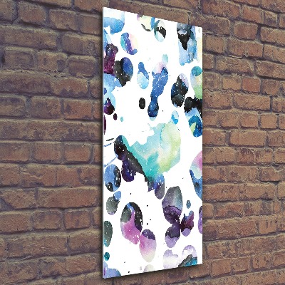 Bild auf Acrylglas vertikal Farbenfrohe Galaxie