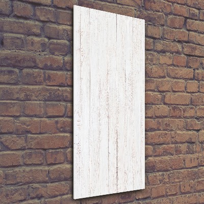 Modernes Acrylbild vertikal Holzhintergrund