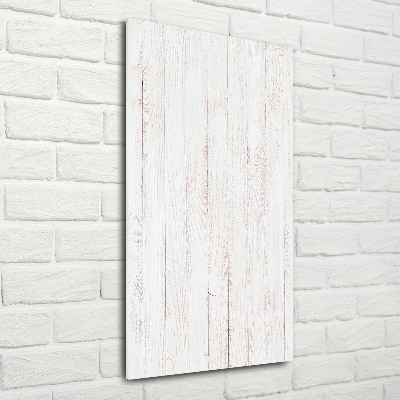 Modernes Acrylbild vertikal Holzhintergrund