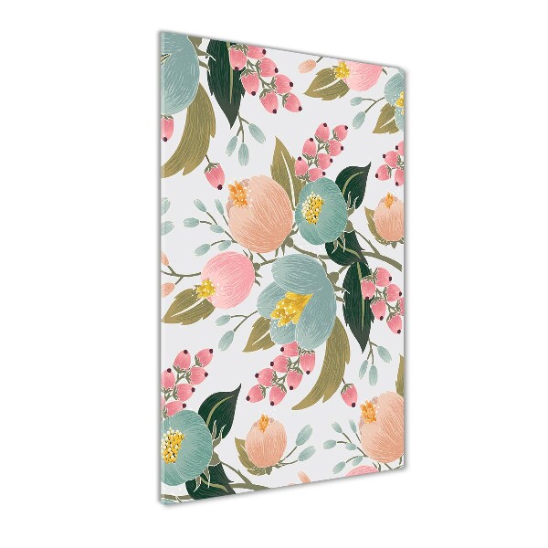 Plexiglasbilder vertikal Frühlingsblumen