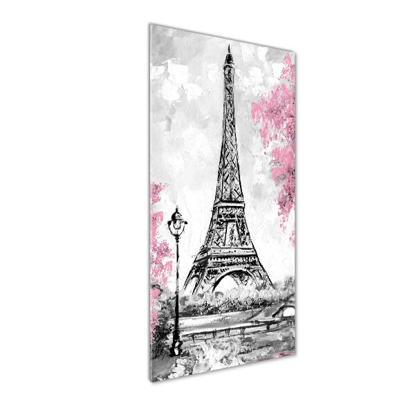 Acrylbild vertikal Eiffelturm Paris