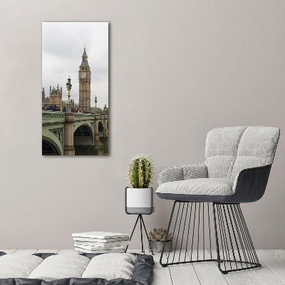 Bild auf Acrylglas vertikal Big Ben London