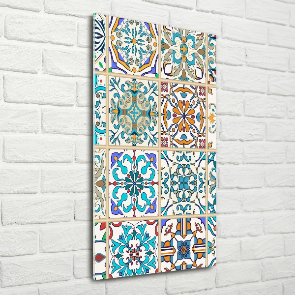 Bild auf Acrylglas vertikal Keramikfliesen