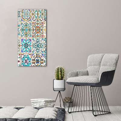 Bild auf Acrylglas vertikal Keramikfliesen