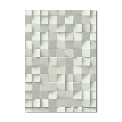 Modernes Acrylbild vertikal Geometrisches Muster