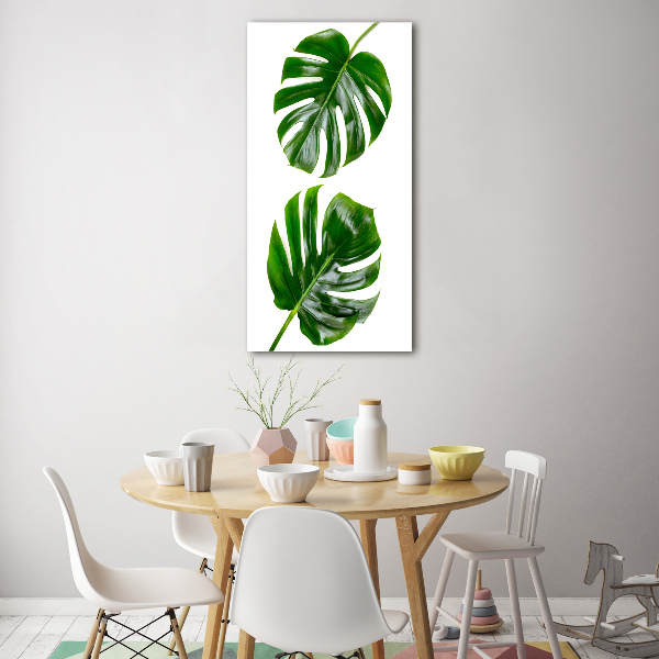 Bild auf Acrylglas vertikal Monstera