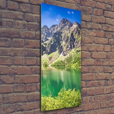 Plexiglasbilder vertikal Das Meeresauge der Tatra-Berge