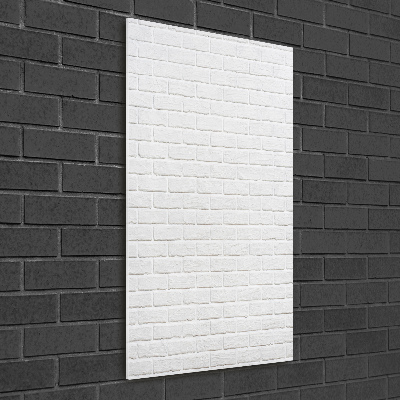 Plexiglasbilder vertikal Ziegelmauer