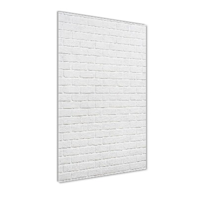 Plexiglasbilder vertikal Ziegelmauer