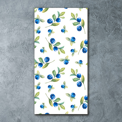 Modernes Acrylbild vertikal Beeren