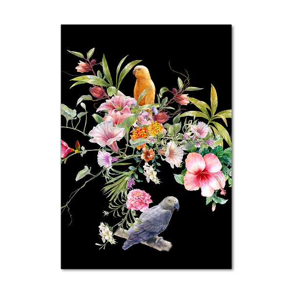 Plexiglasbilder vertikal Hawaiianisches Muster