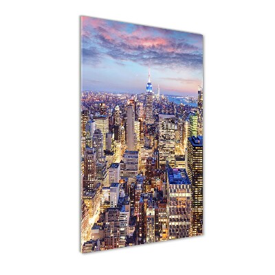 Acrylbild vertikal New York