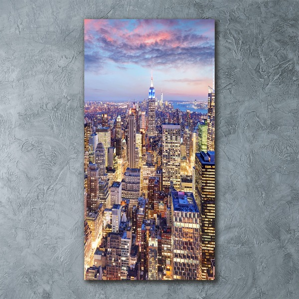 Acrylbild vertikal New York