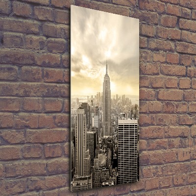 Modernes Acrylbild vertikal Manhattan, New York