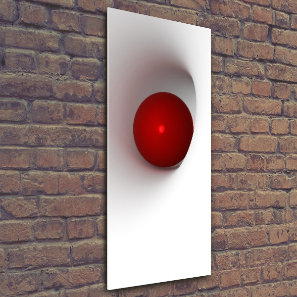 Modernes Acrylbild vertikal Abstrakte Sphäre