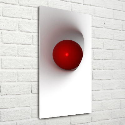 Modernes Acrylbild vertikal Abstrakte Sphäre