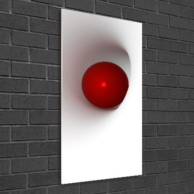 Modernes Acrylbild vertikal Abstrakte Sphäre