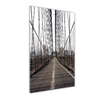 Plexiglasbilder vertikal Brooklyn Bridge