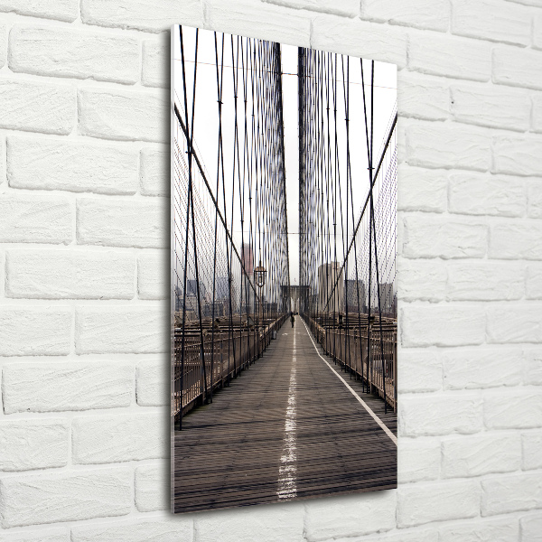 Plexiglasbilder vertikal Brooklyn Bridge