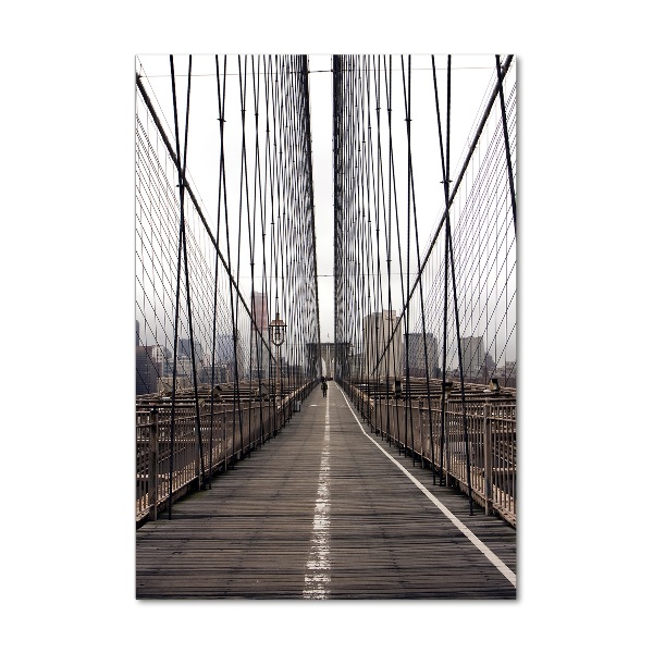 Plexiglasbilder vertikal Brooklyn Bridge