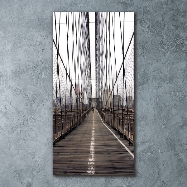Plexiglasbilder vertikal Brooklyn Bridge