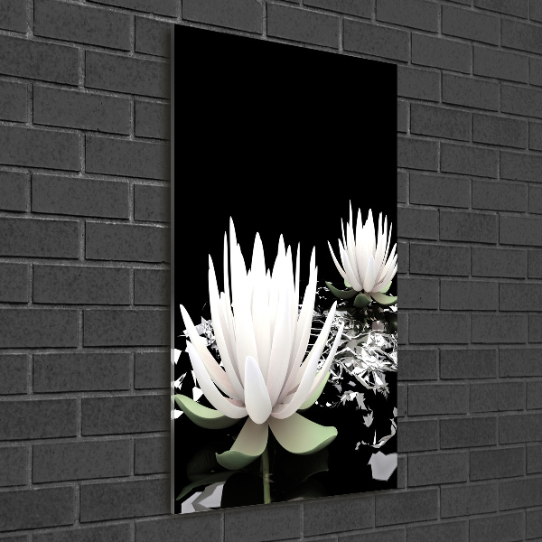 Acrylbild vertikal Lotosblume