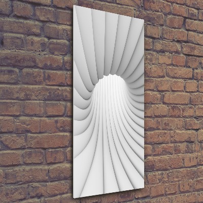 Bild auf Acrylglas vertikal Abstrakter Tunnel