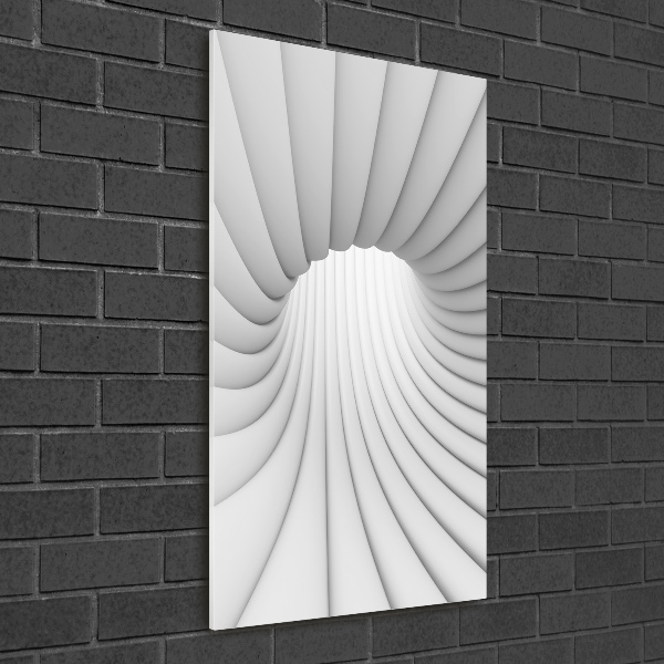 Bild auf Acrylglas vertikal Abstrakter Tunnel