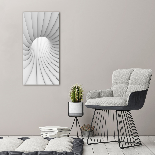 Bild auf Acrylglas vertikal Abstrakter Tunnel