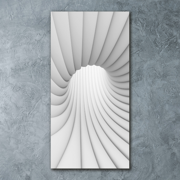 Bild auf Acrylglas vertikal Abstrakter Tunnel
