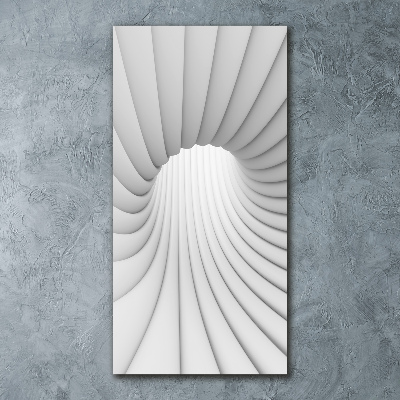 Bild auf Acrylglas vertikal Abstrakter Tunnel