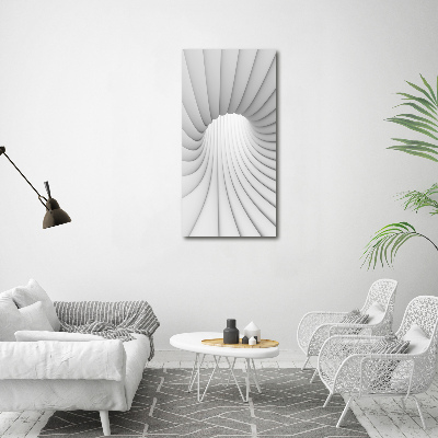 Bild auf Acrylglas vertikal Abstrakter Tunnel