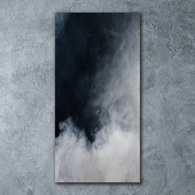 Bild auf Acrylglas vertikal Weißer Rauch