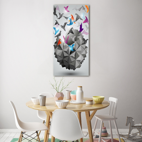 Plexiglasbilder vertikal Papierfreiheit