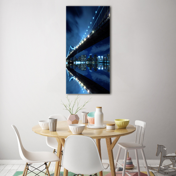 Acrylbild vertikal Manhattan, New York