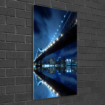 Acrylbild vertikal Manhattan, New York