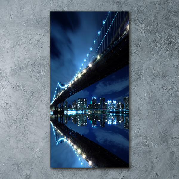 Acrylbild vertikal Manhattan, New York