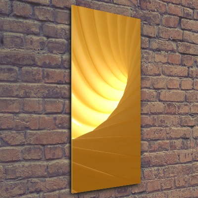 Bild auf Acrylglas vertikal Abstrakter Wirbel