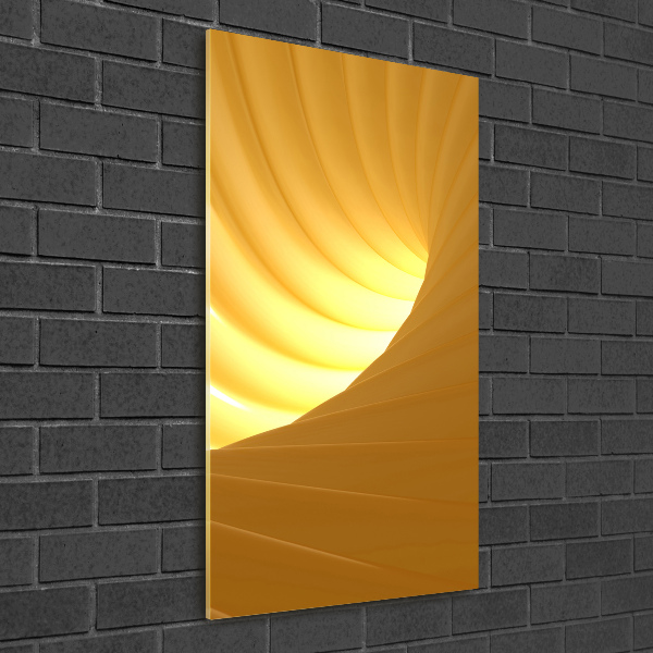 Bild auf Acrylglas vertikal Abstrakter Wirbel