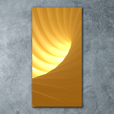 Bild auf Acrylglas vertikal Abstrakter Wirbel