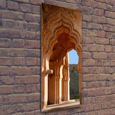 Bild auf Acrylglas vertikal Lotus Mahal Hampi