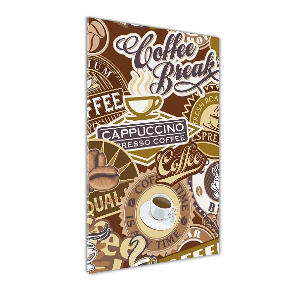 Plexiglasbilder vertikal Kaffeehaus