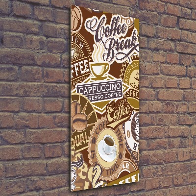 Plexiglasbilder vertikal Kaffeehaus