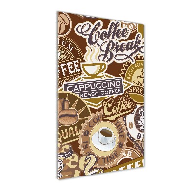 Plexiglasbilder vertikal Kaffeehaus